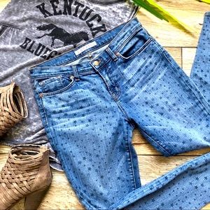 J BRAND Aoki Star Crop Jeans in Vintage Star